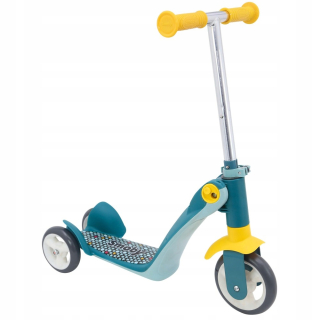 Smoby 2v1 balančný bicykel 10" modrá, žltá